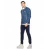 Men Men's Jacket-BLUE