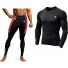 Men's Sports Running Set Compression Shirt + Pants Skin-Tight
