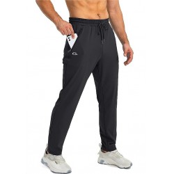 Men's Trackpants with Zipper Pockets Joggers Athletic Pants