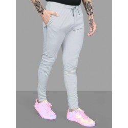 Men's Slim Fit Solid Lycra Blend Full Elastic Sport Wear