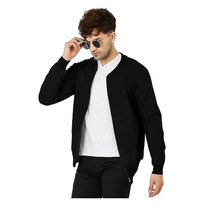 LEOTUDE Men's Regular Fit Bomber Jacket